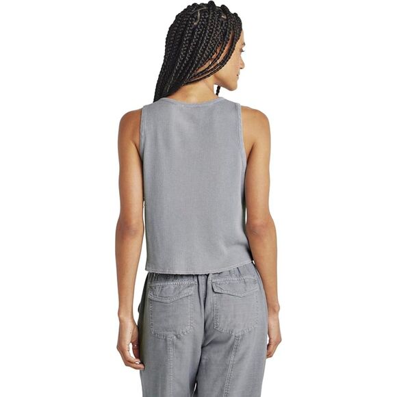 Splendid Women's Bethany Henley Tank Gray Size XL NWT - Picture 3 of 5